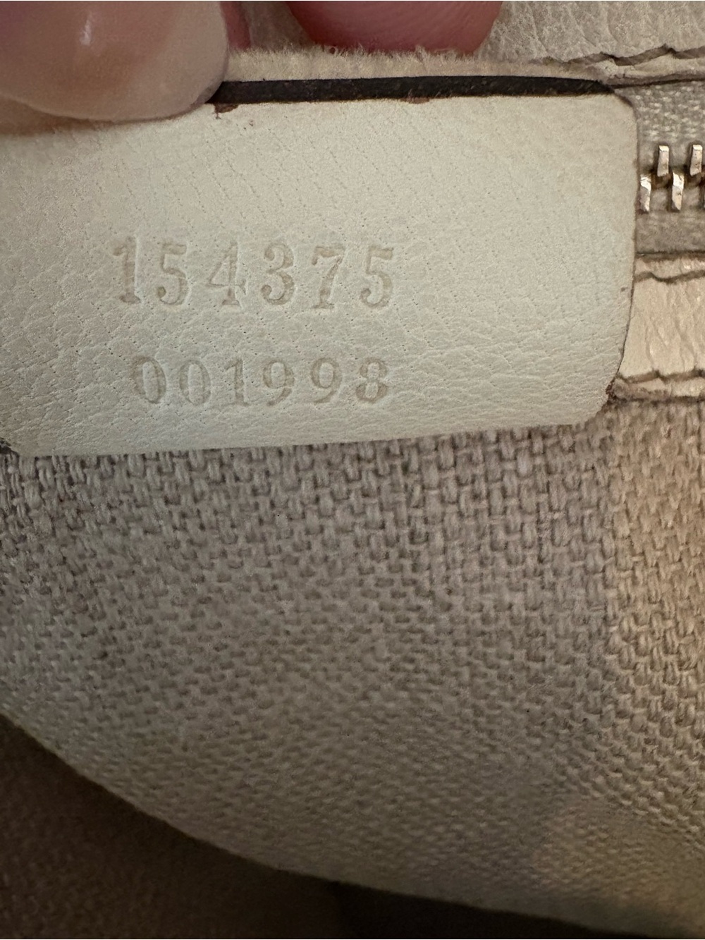 Gucci White Horsebit Embossed Leather Tote - as is condition - Picture 10 of 15